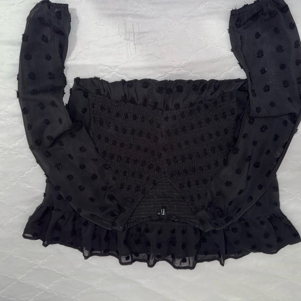 Elegant Black Sheer Women's dress